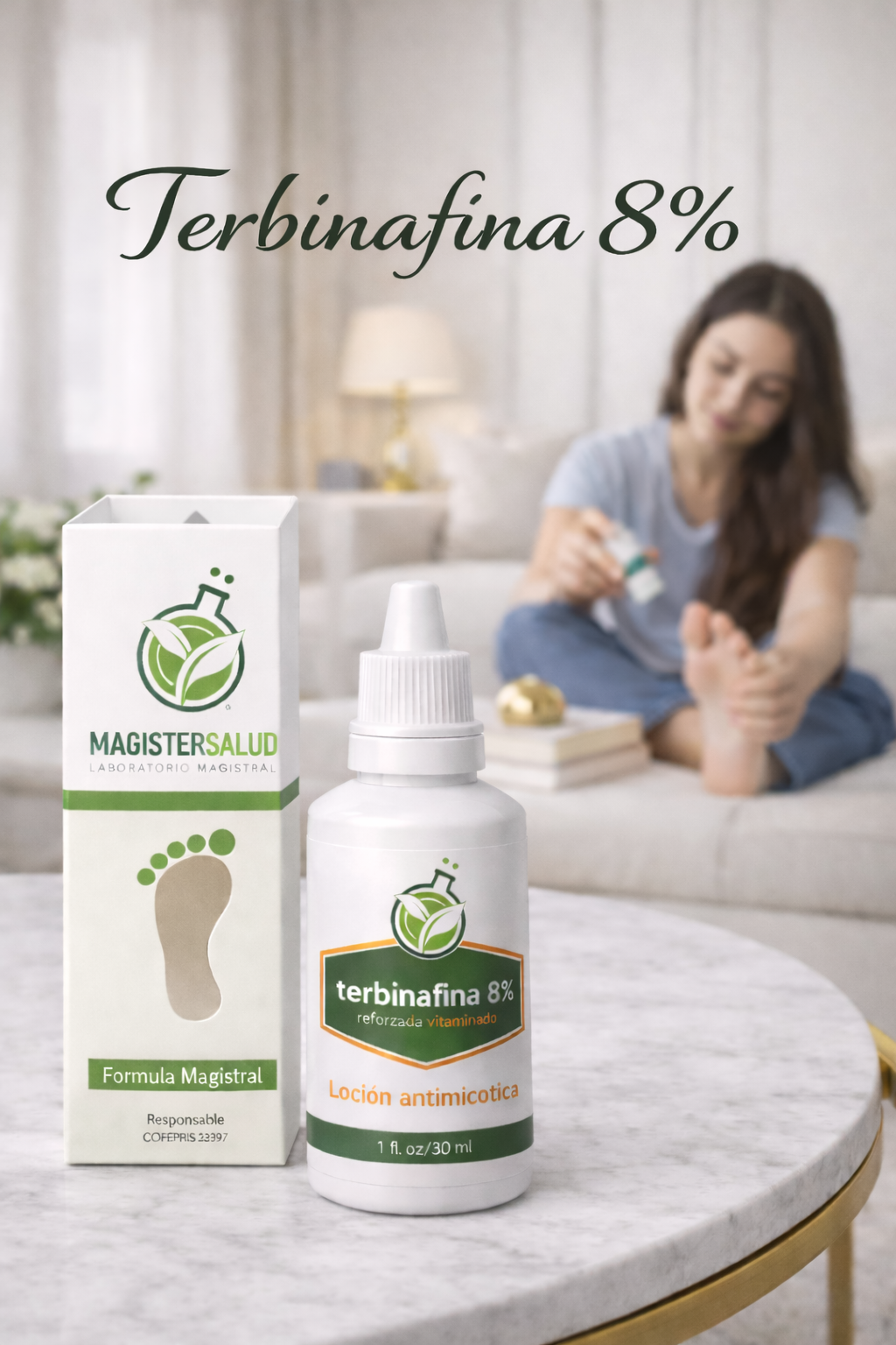 TERBINAFINA 8% LOCION ANTIMICOTICA